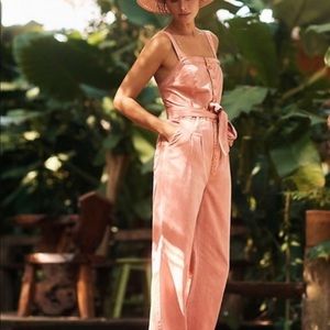Anthropology Desmond rose/pink jumpsuit